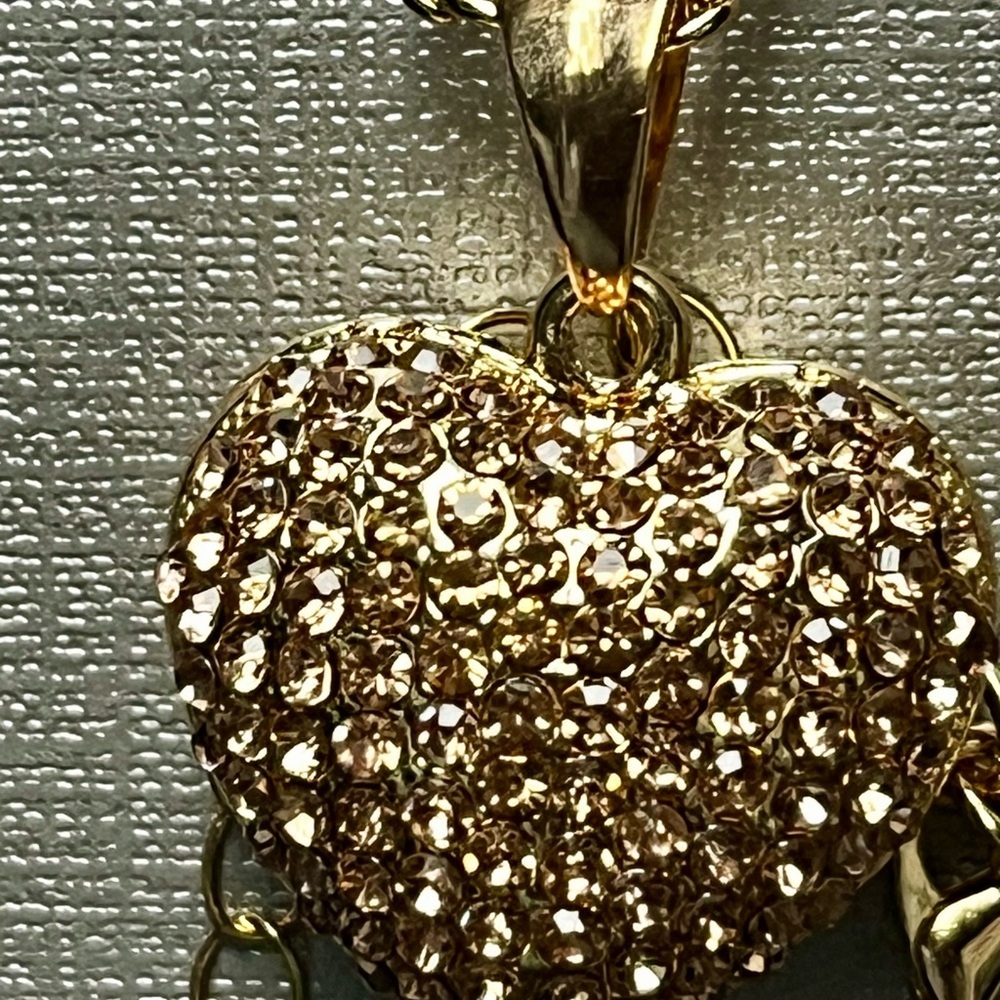 Gold Heart Pendant Necklace